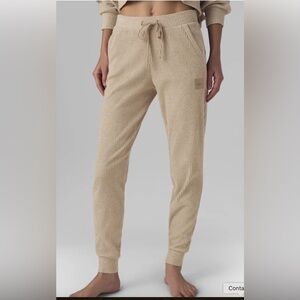 Alo Muse Sweatpant Gravel Heather Sz Small